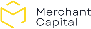 Merchant Capital Logo Yellow & Blue