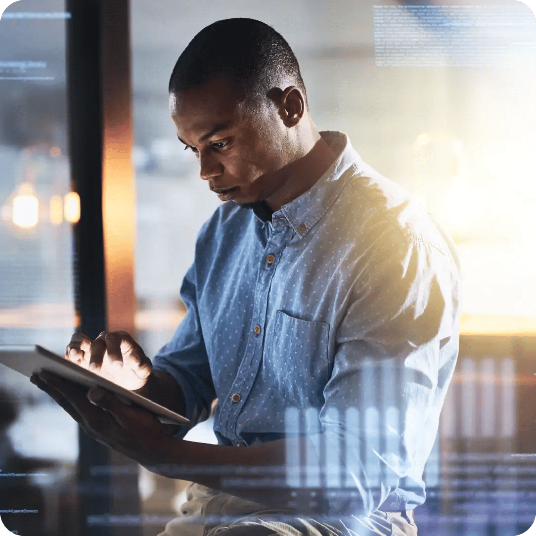 Business healthcare networking digital transformation innovation_Altron HealthTech_tablet iPad