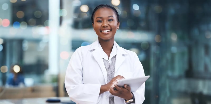 african woman doctor medical healthcare software_Altron HealthTech