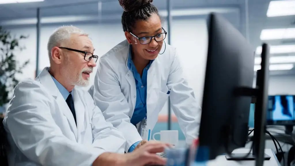 Optimised Patient centred Care Two Doctors Diverse Talk and Use Computer